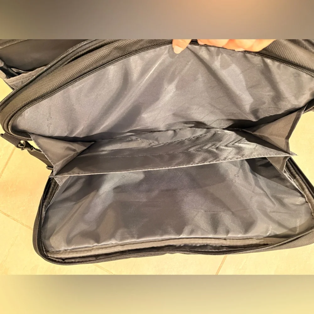 Alpine Swiss Black Laptop Bag